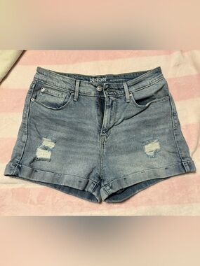 Denizen from Levi's Light Wash Distressed Denim Shorts